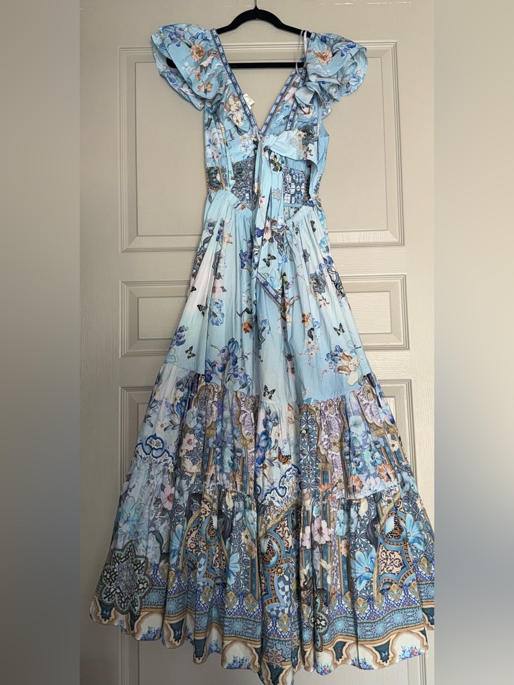 Camilla beautiful Tiered Dress With Neck Frill Al Manial Palace Memoirs - Picture 13 of 15
